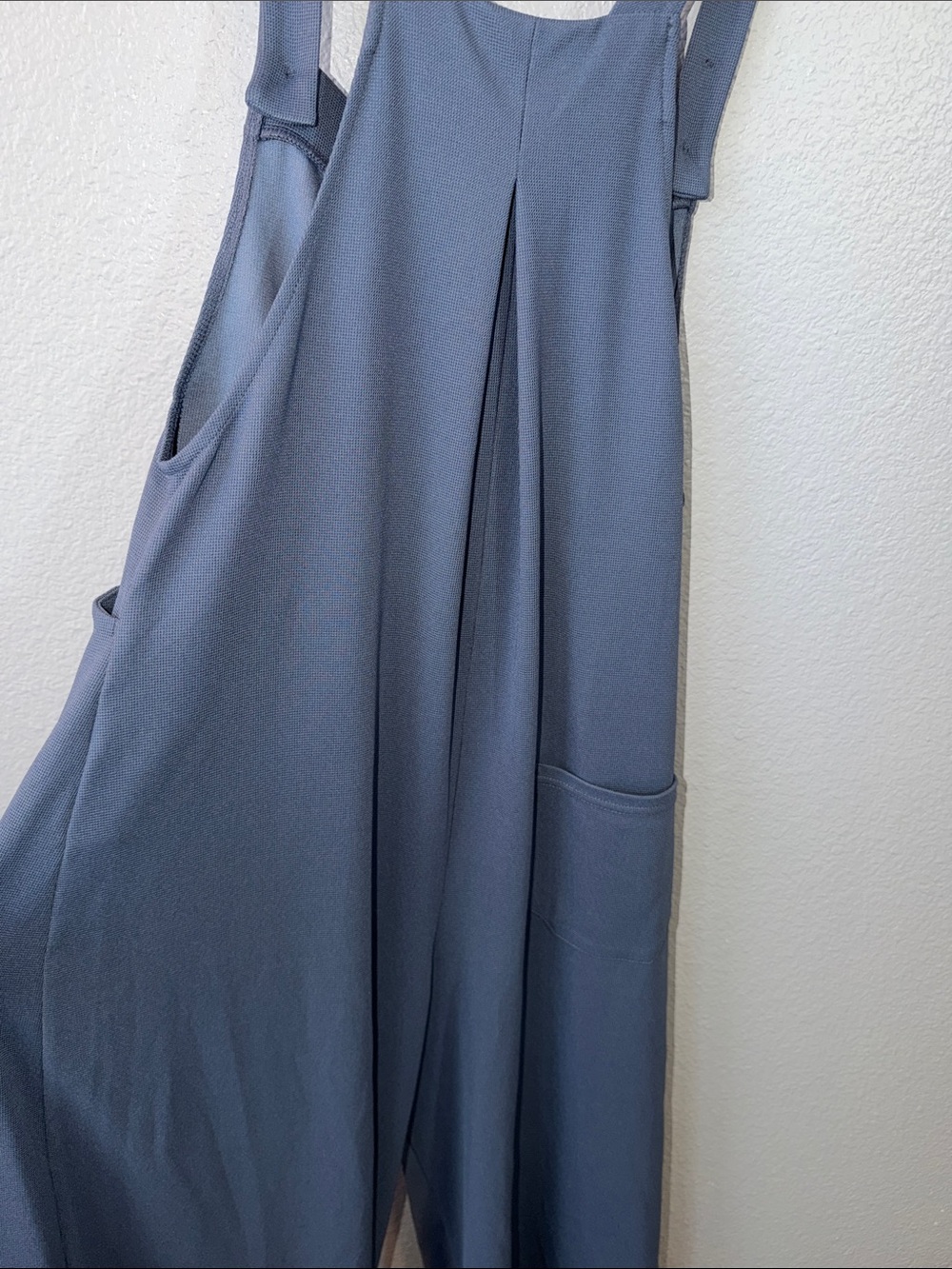 Halara Blue Wide-Leg Jumpsuit with Adjustable Straps - Picture 10 of 12
